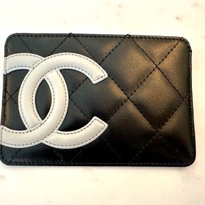 CHANEL credit card holder